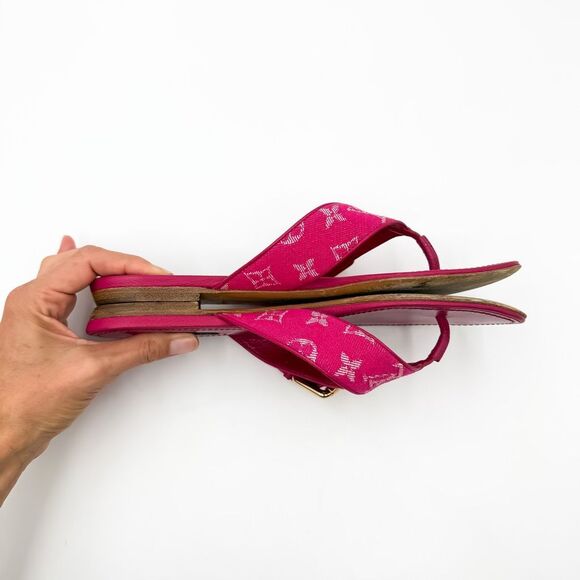 Louis Vuitton LV Monogram Sandals Flats EU 40 US 10 - Picture 7 of 11